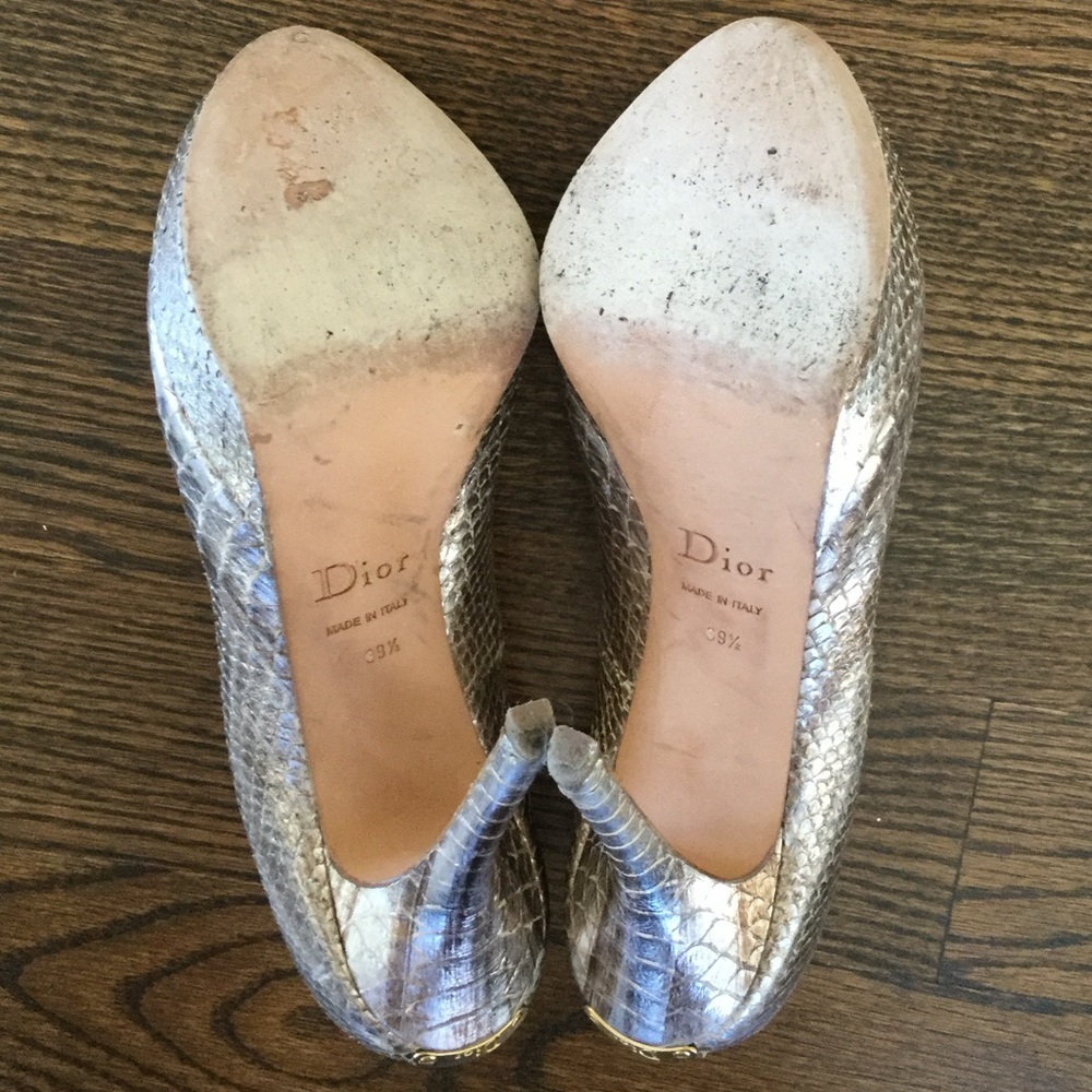 Christian Dior Metallic Miss Dior Escarpin 12 Pumps 39.5 - Picture 8 of 11